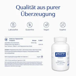 Pure Encapsulations Vitamin C 1000 gepuffert Kapseln, 90 St