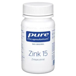 Pure Encapsulations Zink 15 Zinkpicolinat Kapseln, 30 St