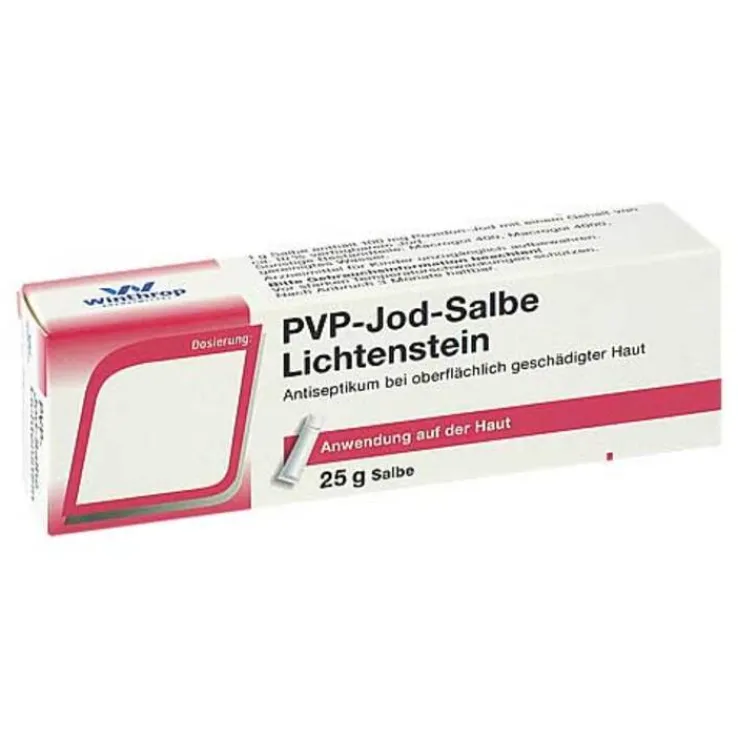 Pvp jodatum Salbe Lichtenstein, 25 g