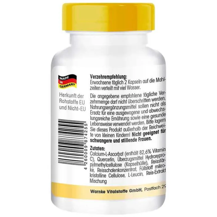 Quercetin mit Vitamin C Kapseln, 60 St