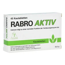 Rabro Aktiv Kautabletten, 45 St