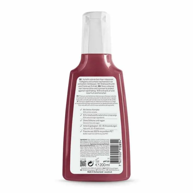 Rausch Farbschutz-Shampoo mit Wildrose, 200 ml
