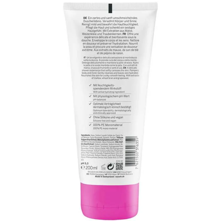 Rausch Feuchtigkeit Shower Gel mit Malve, 200 ml