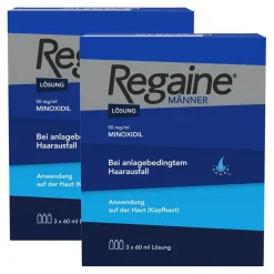 Regaine Männer Lösung, 2x3x60 ml