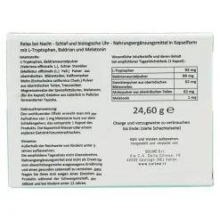 Relax bei Nacht Schlaf und biologische Uhr Kapseln, 60 St