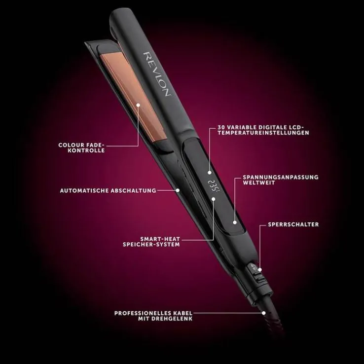 Revlon Copper Glide Glätteisen, 1 St