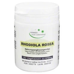 Rhodiola Rosea 3% Vegi Kapseln, 180 St