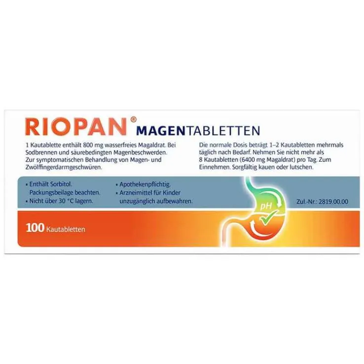 Riopan Magen Tabletten Kautabletten, 100 St