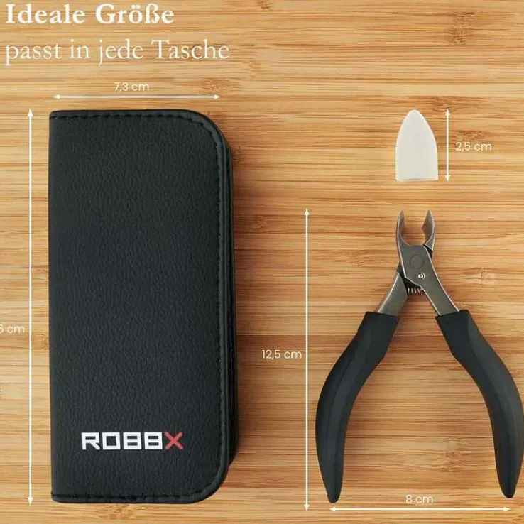 Robbx Nagelzange - Kopfschneider für starke Nägel, 1 St