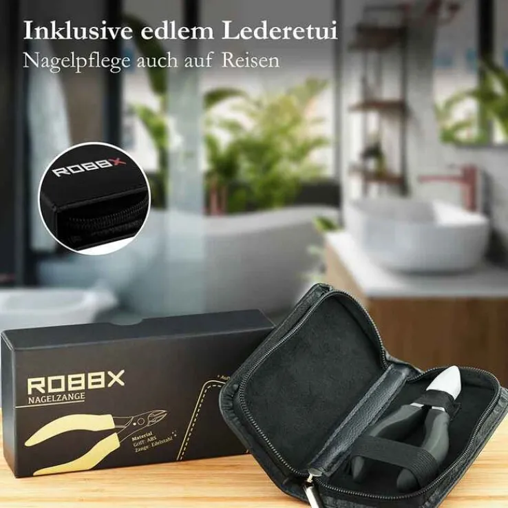 Robbx Nagelzange - Kopfschneider für starke Nägel, 1 St