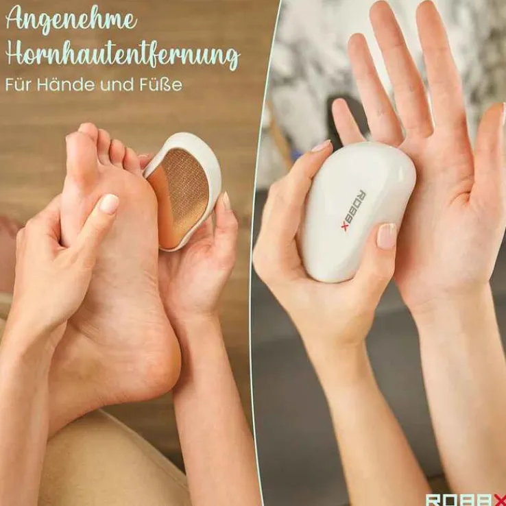 Robbx Nano-Glas Hornhautentferner weiß, 1 St
