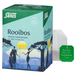 Rooibos Tee Vanille-Tonkabohne Kräutertee Bio Salus, 15 St