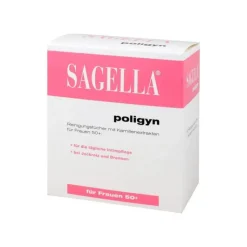 Sagella poligyn Reinigungstücher für die Intimpflege, 10 St