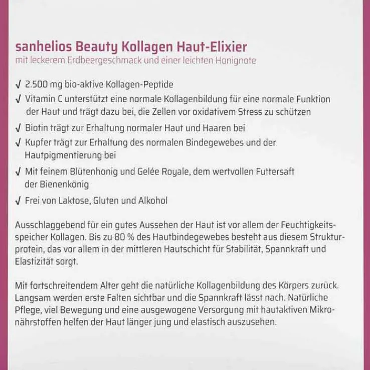 Sanhelios Beauty Kollagen Trinkampullen, 30 St