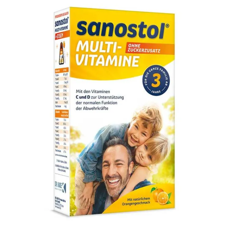 Sanostol ohne Zuckerzusatz , 460 ml