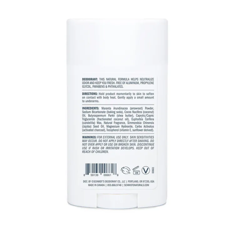 Schmidts Deo Stick Signature Charcoal & Magnesium, 75 g