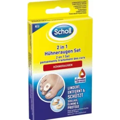Scholl 2in1 Hühneraugen Set, 1 P