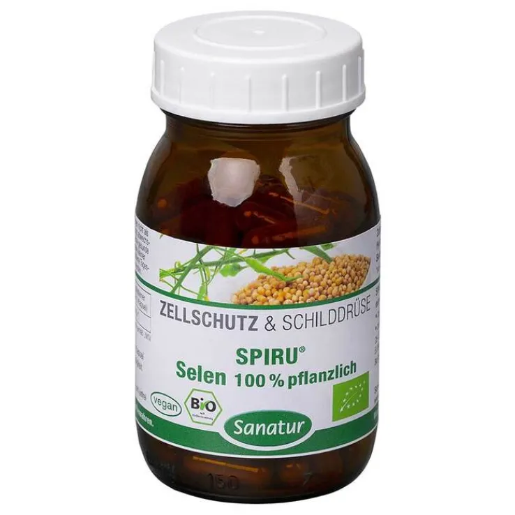 Selen 100% pflanzlich Spiru Bio Kapseln, 90 St