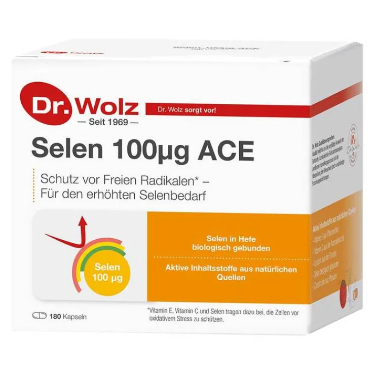 Selen ACE 100 µg 180 Tage Kapseln, 180 St