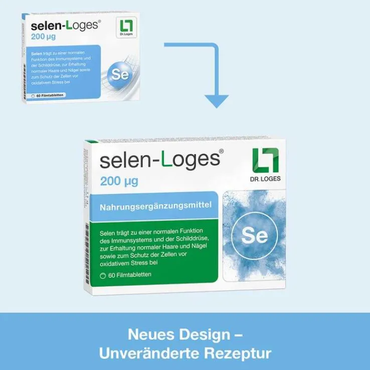 Selen-Loges 200 µg Filmtabletten, 60 St