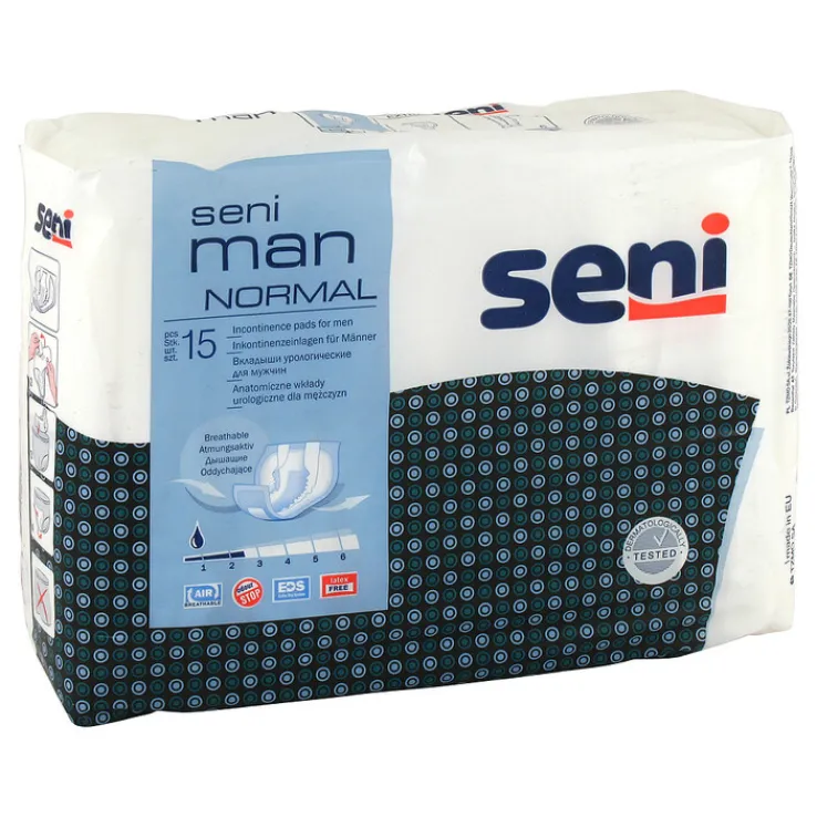 Seni man Einlagen normal, 15 St