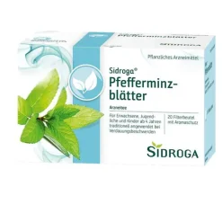 Sidroga Pfefferminzblätter Tee Filterbeutel, 20X1.5 g