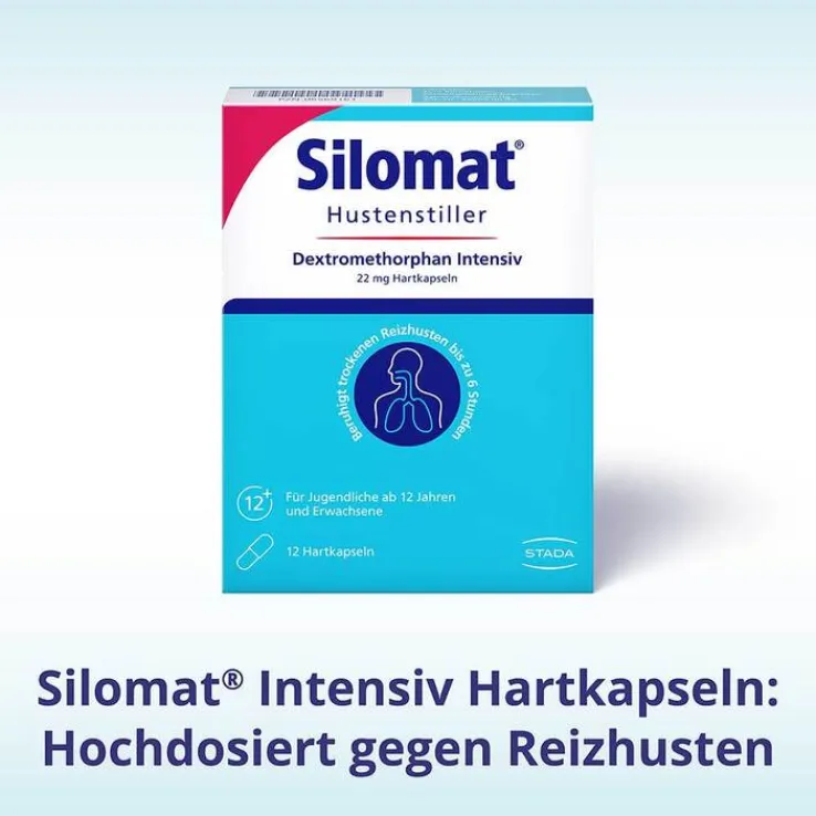 Silomat Hustenstiller Dextromethorphan Intensiv gegen Reizhusten, 12 St