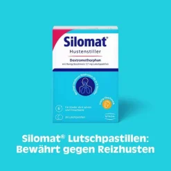 Silomat Hustenstiller Dextromethorphan mit Honig-Geschmack, 40 St