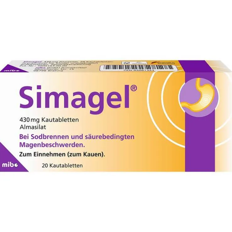 Simagel Kautabletten, 20 St