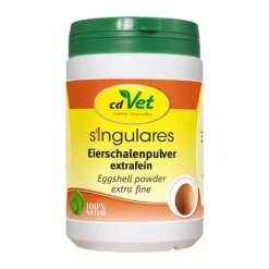 Singulares Eierschalenpulver extrafein vet. (für Tiere), 90 g