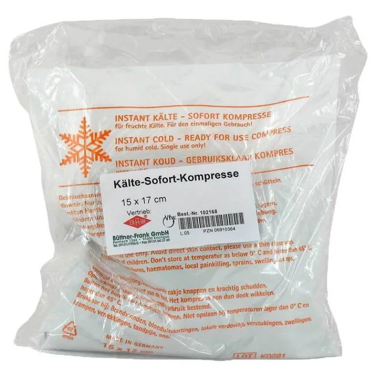 Sofort Kalt Kompresse 15x17cm, 1 St