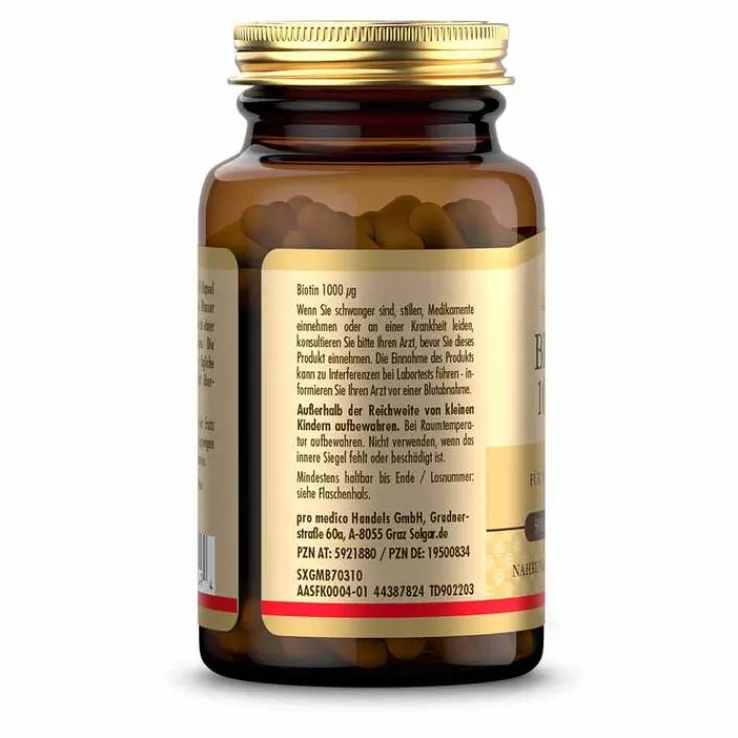 Solgar Biotin 1000 µg Kapseln, 50 St