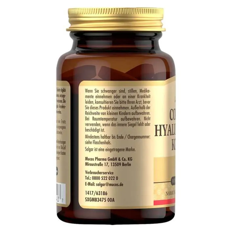 Solgar Collagen-Hyaluronsäure-Complex Tabletten, 30 St