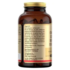 Solgar Omega 3 - 6 - 9 Kapseln, 120 St