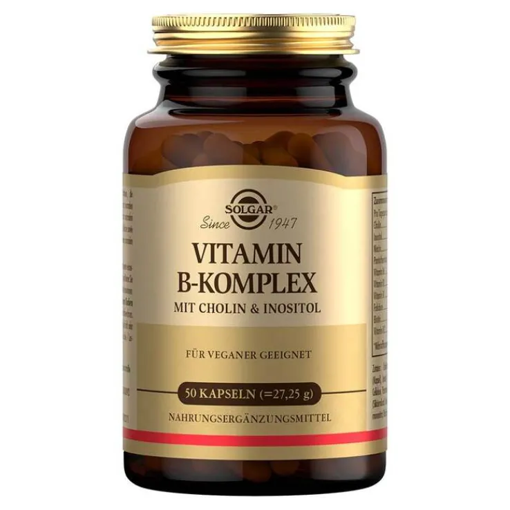Solgar Vitamin B-Komplex Kapseln, 50 St