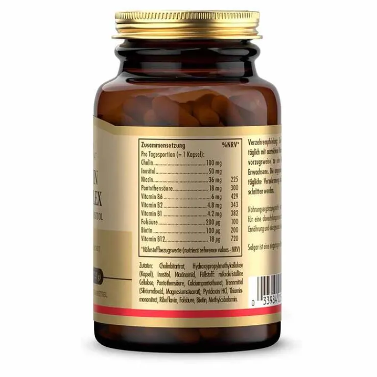 Solgar Vitamin B-Komplex Kapseln, 50 St
