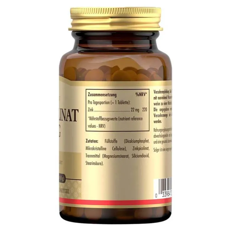Solgar Zinkpicolinat 22 mg Tabletten, 100 St