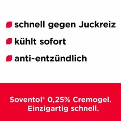 Soventol® Hydrocortisonacetat 0,25% Cremogel bei Hautentzündungen, 20 g