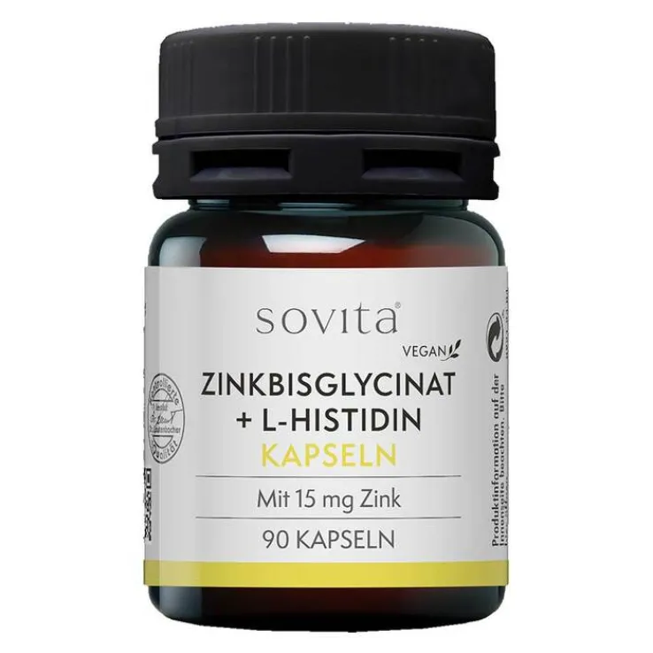 Sovita Zinkbisglycinat + L-Histidin Kapseln, 90 St