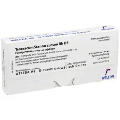 Taraxacum Stanno Cultum RH D 3 Ampullen, 8X1 ml