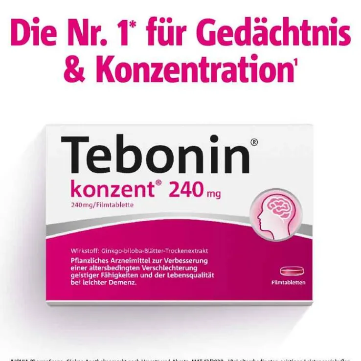 Tebonin konzent 240 mg Filmtabletten, 60 St