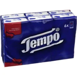 Tempo Taschentücher ohne Menthol 56505, 6X10 St