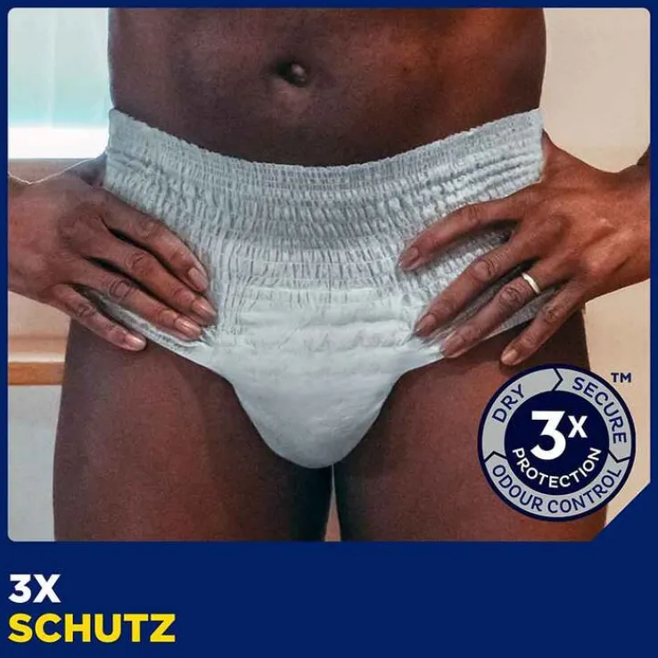 TENA® MEN ACTIVE FIT Pants Normal grau S/M bei Inkontinenz, 4X12 St
