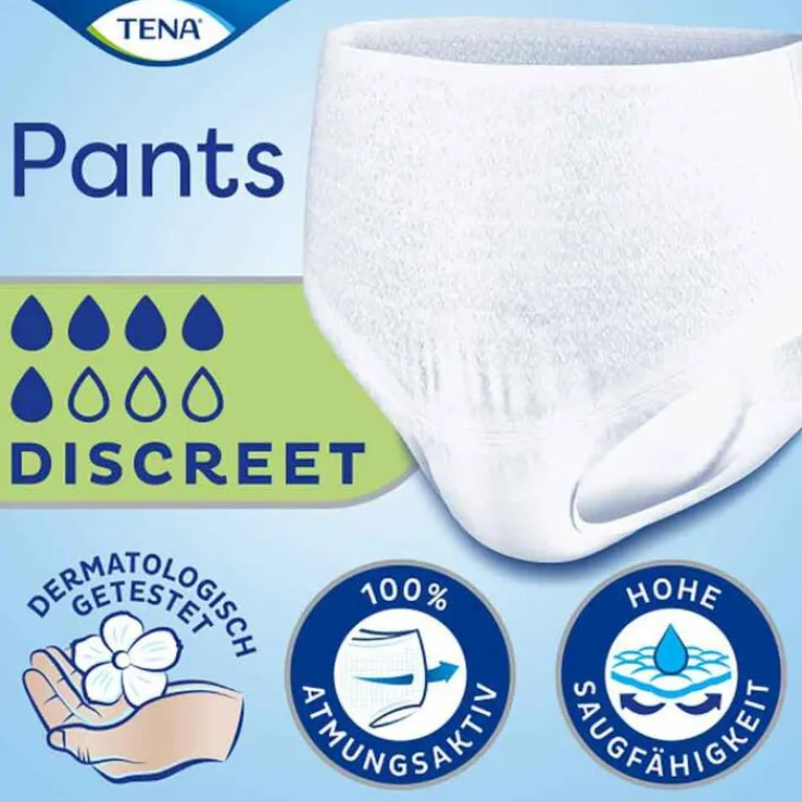 TENA Pants Discreet M bei Inkontinenz, 12 St