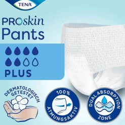 TENA Pants Plus XL Einweghosen bei Inkontinenz, 12 St