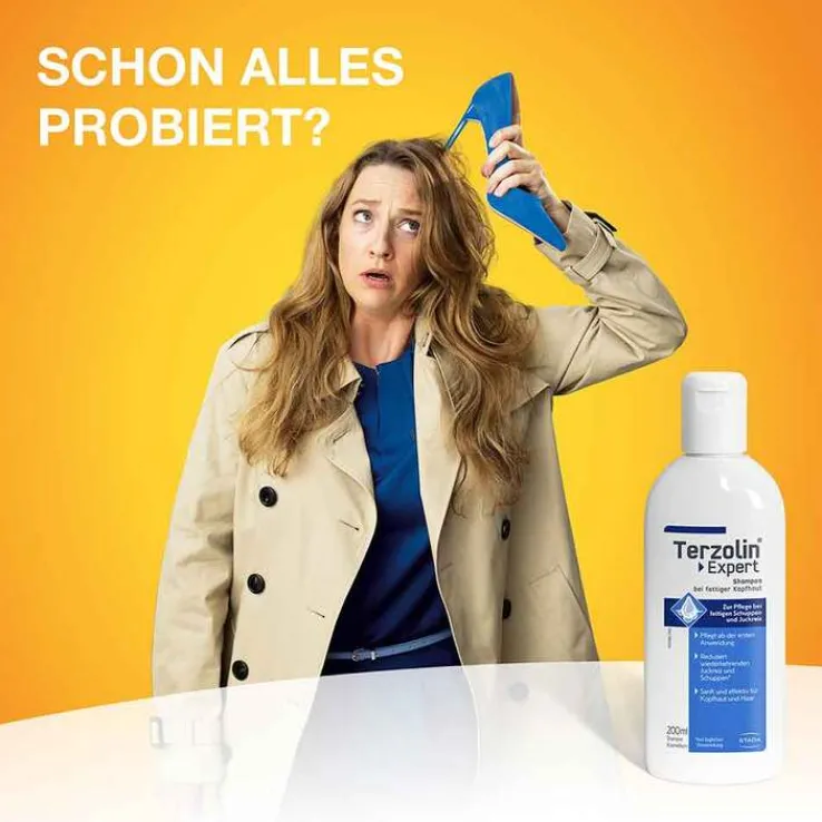Terzolin Expert Shampoo bei fettiger Kopfhaut, 200 ml