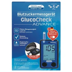 Testamed Glucocheck Advance Starter-Kit mg / dl mmol / l, 1 St