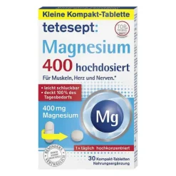 Tetesept Magnesium 400 hochdosiert Tabletten, 30 St