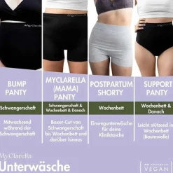The Support Panty Wochenbett Unterhose XXL schwarz, 1 St