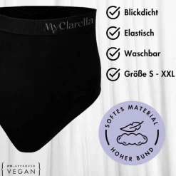 The Support Panty Wochenbett Unterhose XL schwarz, 1 St